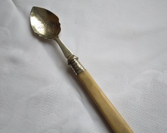 small spoonful vintage jam serving cutlery EPNS Sheffield silvered England around 1900