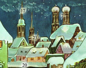 Advent calendar winter in Munich