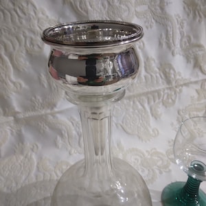 Alter Weintrichter Dekantiertrichter um 1900 Vintage EPNS Sheffield versilbert