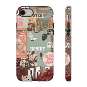 Western-Themed Phone Case, Rustic Cowgirl Accessory, Unique Gift for Horse Lovers, Birthday Celebration, Tough Cases, Gift for Her, Cowgirl