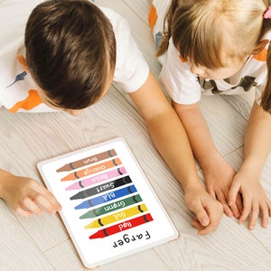 Colours in Norwegian | Farger på Norsk  | Educational prints for kids | DIGITAL DOWNLOAD