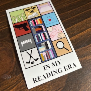 In My Reading Era Sticker, Swiftie Stickers, Booktok Stickers