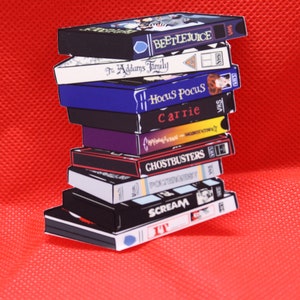 Halloween VHS Stickers, VHS Stickers, Halloween Stickers, Retro Stickers, Scary Movie Stickers