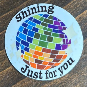 Mirrorball Sticker, Swiftie Sticker, Discoball Sticker, Waterproof Sticker