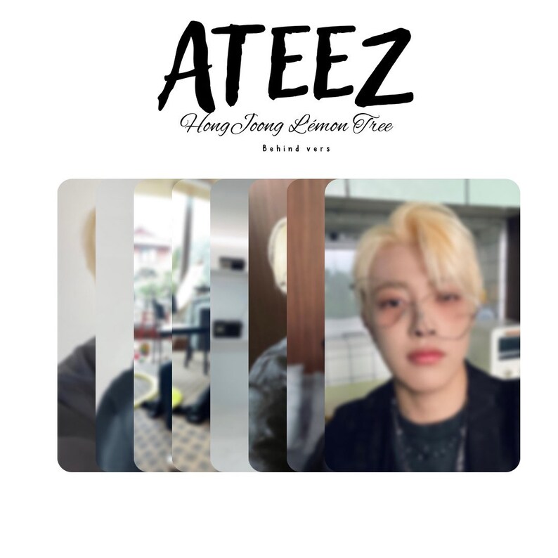 Photocard Hongjoong Lemon Tree Etsy