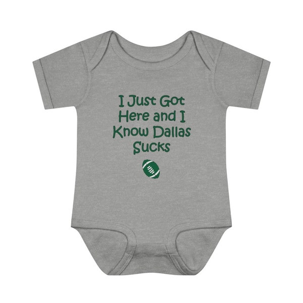 Traje de bebé para fanáticos de los Eagles, Philadelphia Football Onesie, Dallas Sucks