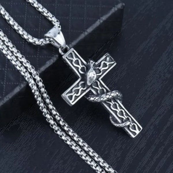 Vintage Cross Necklace - Etsy
