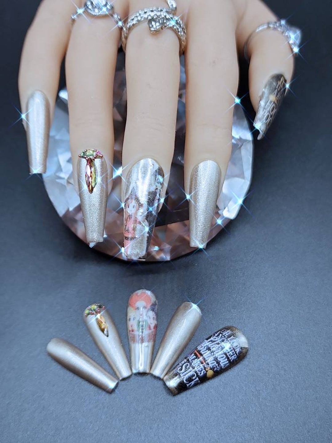 Sanderson Sisters Press on Nails Etsy