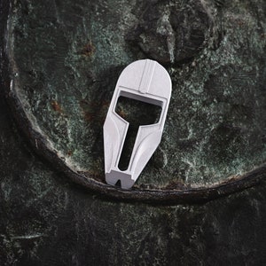 Star Wars MandoPryBar Din Djarin - Duralumin Pocket tool, Crowbar, Pocket tool, multi tool prybar, Pocket dump, bottle opener