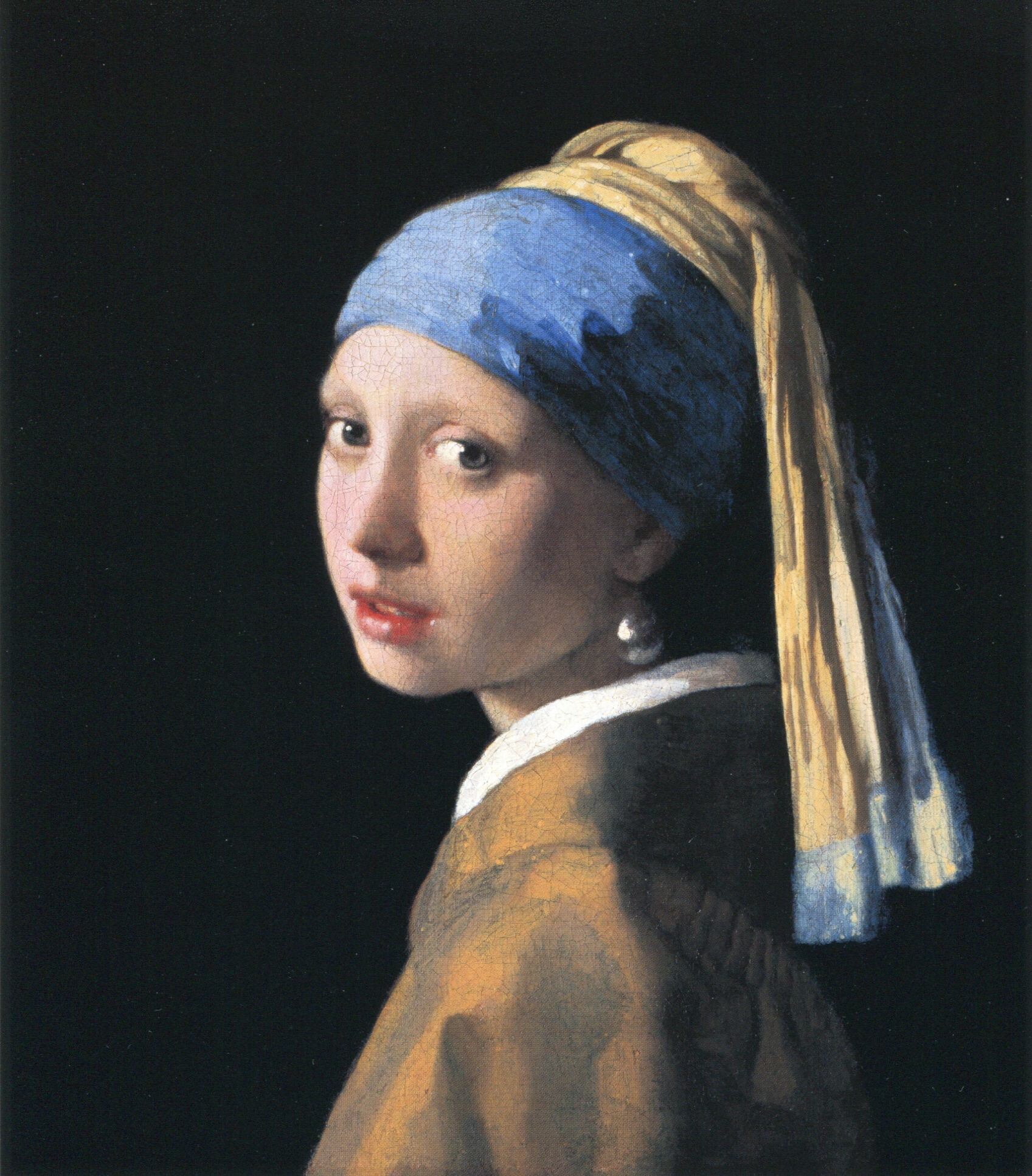 Tableau Reproduction La Jeune Fille à La Perle