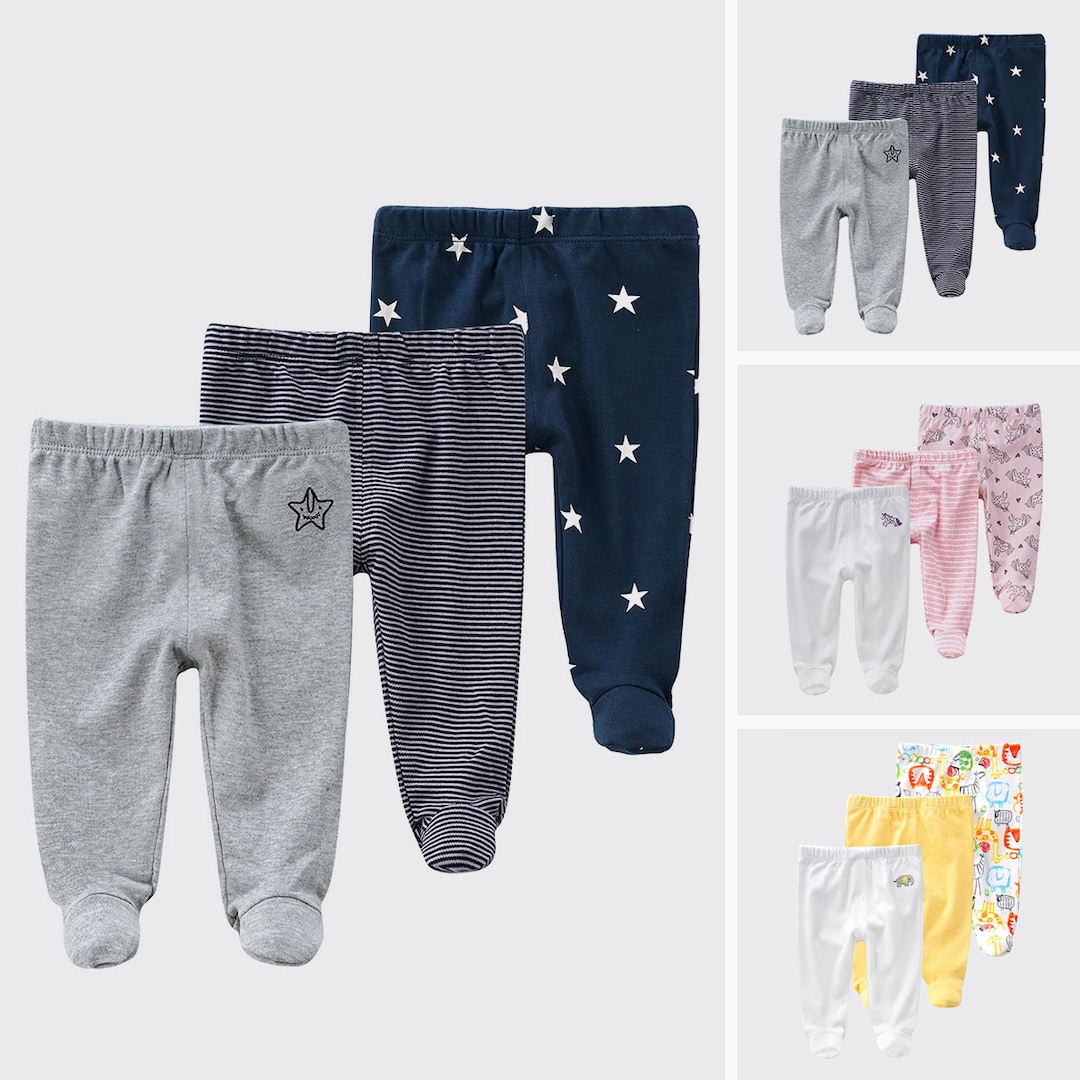 Bister Baby Footed Pants Pack Etsy