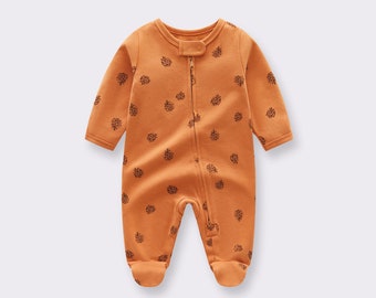 Bister Zipper Printed Baby Bodysuit