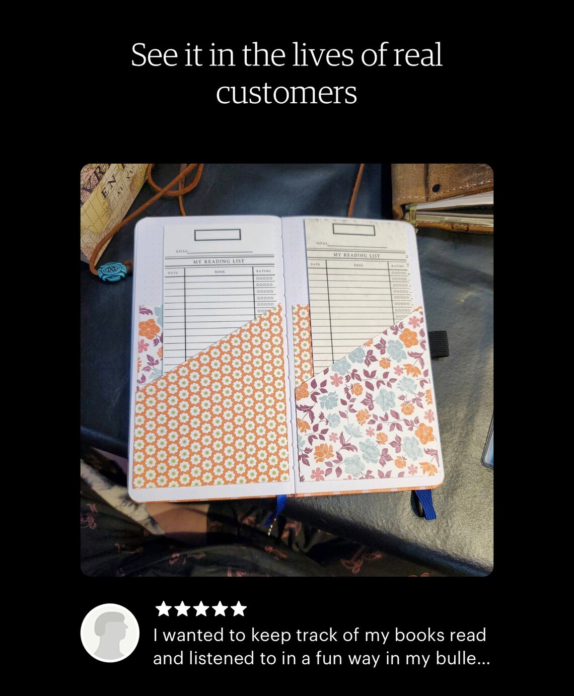 Digital Printable Bookmark Library Card Reading List Keep Etsy