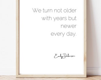 Emily Dickinson Quote Print: Inspirational Office Wall Decor (PNG File)