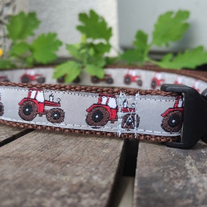 Traktor Kinder Gürtel mit Bulldogs Bauernhoffreunde verstellbar, mitwachsend, vegan und kindgerecht Handmade Bild 8