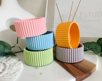 Ribbed Trinket Dish | Trinket Tray  | Cute Dish | Ring Dish | Ring Bowl | Dressing Table Accessory | Trinket Pot | Small Ring Dish