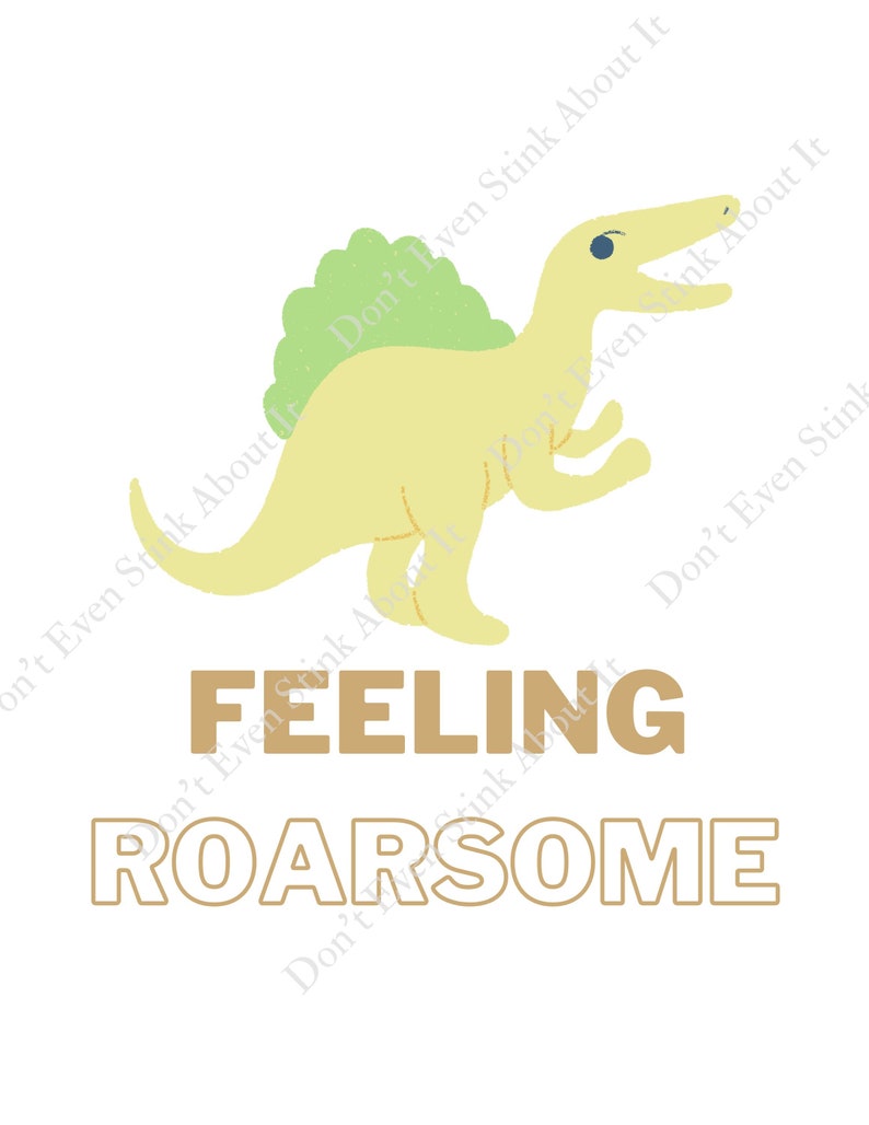 Tiny Dino-mighty 8.5x11 Template DIGITAL DOWNLOAD ONLY - Etsy