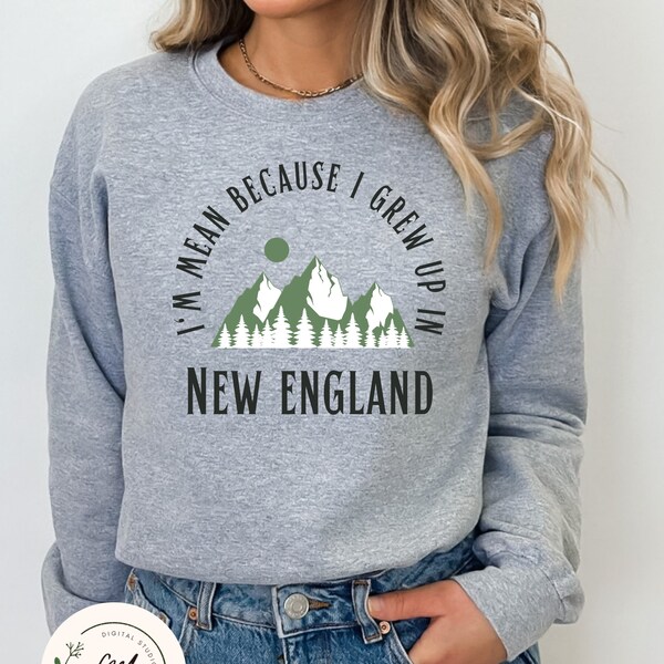 Funny Song Lyric Sweatshirt, New England Crewneck Sweatshirt, New England gift