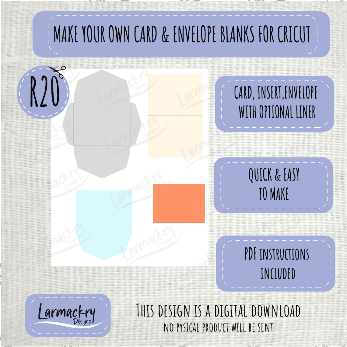 R20 SVG R20 Card Template Insert Card Template Cricut Card Etsy Australia