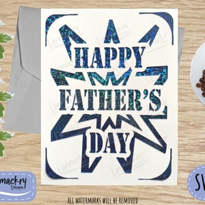 Fathers Day Card SVG, Greetings Card SVG, Fathers Day SVG, Svg Files for cutting, Cricut Svg's, Fathers day, Card for Dad