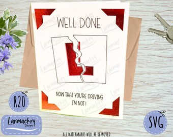 Driving Test Card SVG, Driving Test SVG, Card SVG, Pass Test card, Funny Svg, Svg Files for cutting, Cricut Svg's, R20 cards for cricut