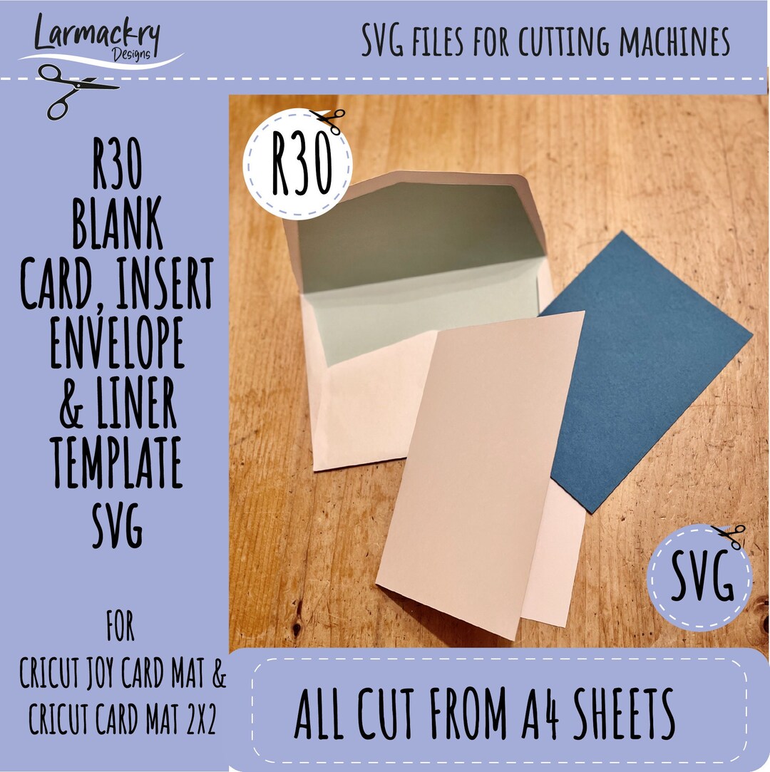 R30 SVG, R30 Card Template, Insert Card Template, Cricut Card SVG, Card