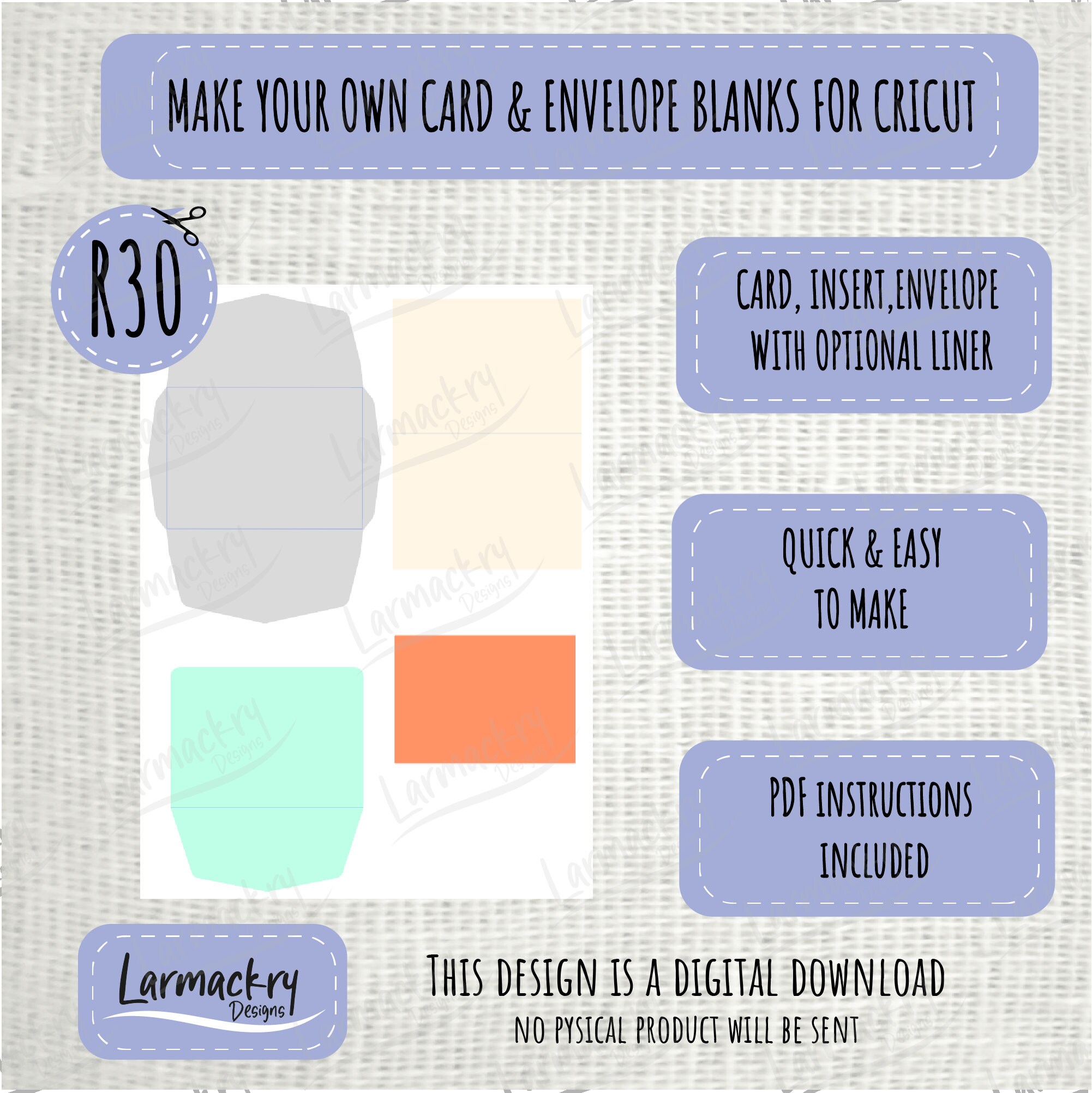 R30 SVG R30 Card Template Insert Card Template Cricut Card Etsy Australia