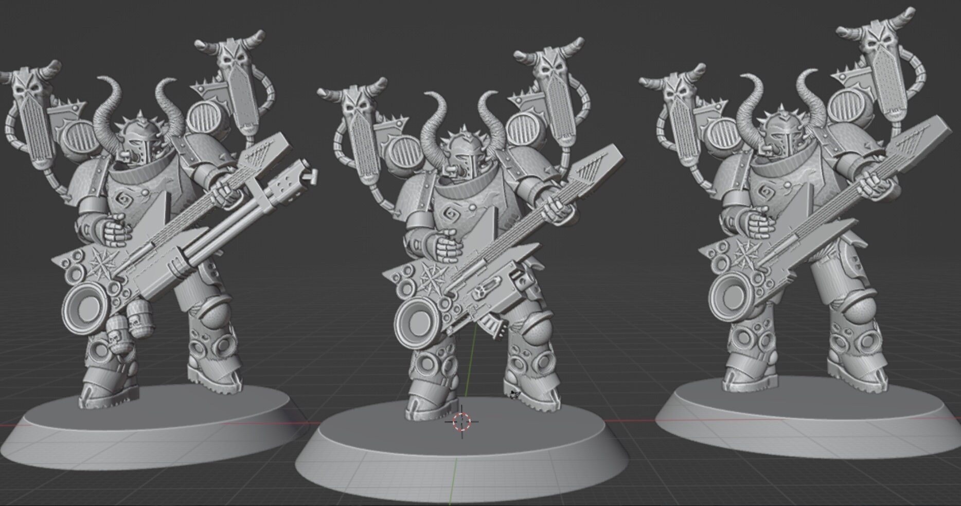 Set of Three Noise Marines Etsy