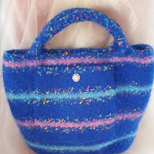 Ein  schöner blauer Shopper,  Geschenk zu Muttertag, Geburtstag, Geschenk für viele Anlässe