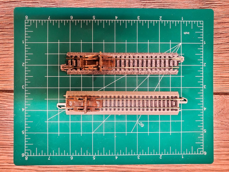 N Scale Model Trainend of Line Trainbumper Stop Un Painted Etsy