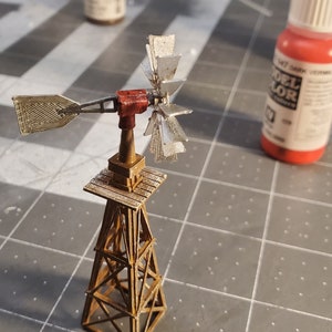 Old Windmill Kit N Scale 3D Printed Plastic Model 1:160 With ...