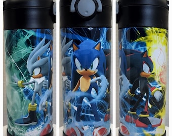Sonic & Friends Kids Water Bottle Personalized