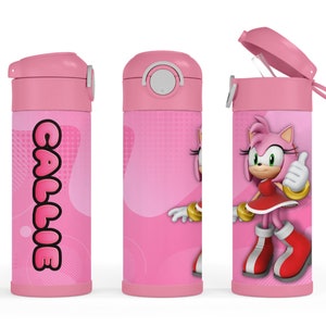 12OZ Amy The Hedgehog Kid&#39;s Water Bottle