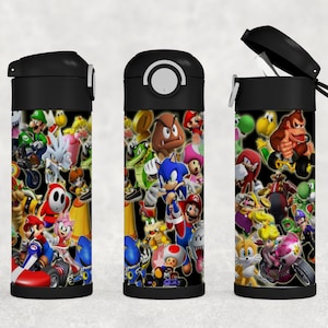 Game Characters Kid&#39;s Water Bottle