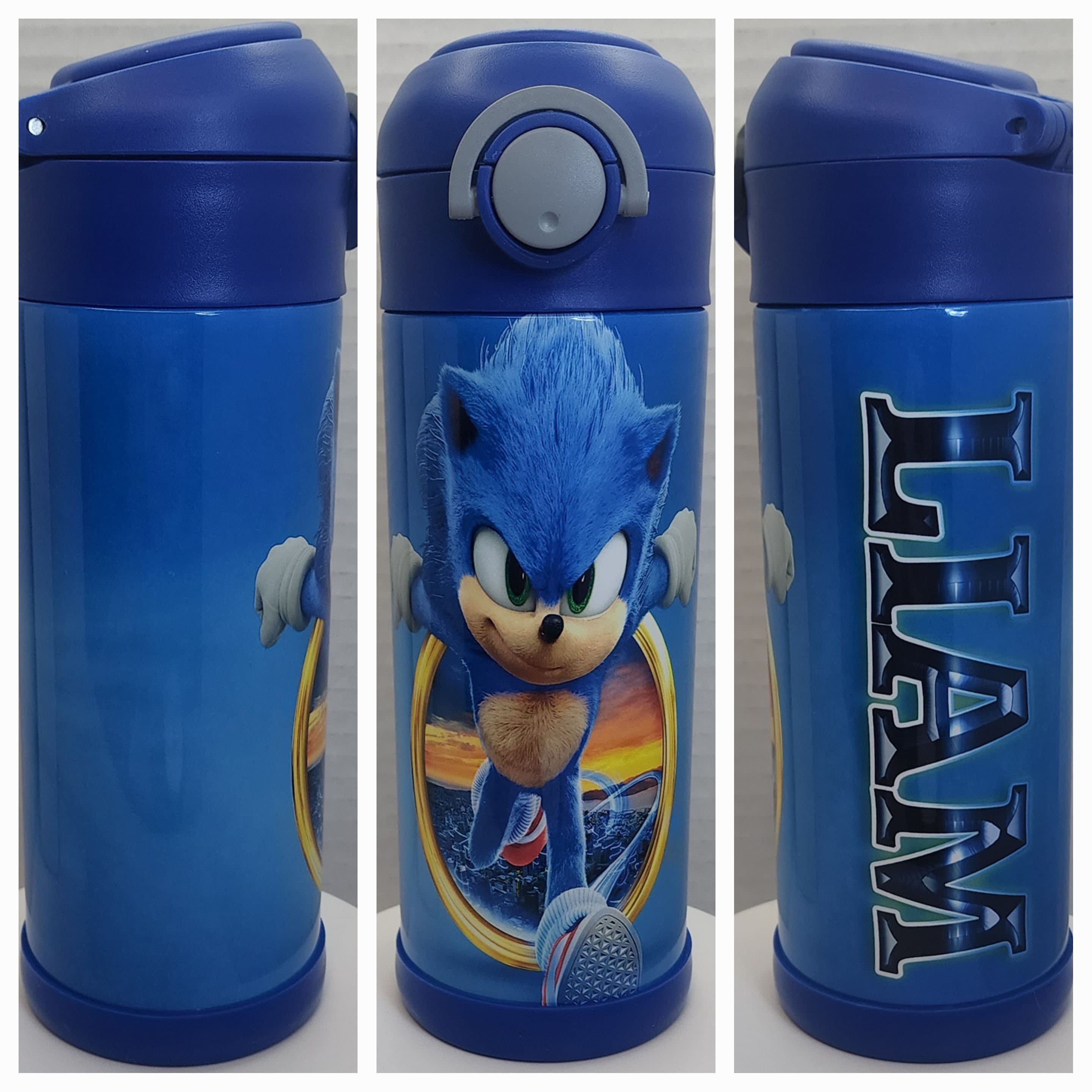 Sonic Kids Water Bottle Personalized