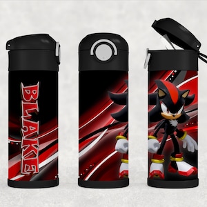 Super Sonic Kids Water Bottle Personalized 