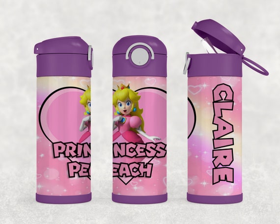 12OZ Princess Peach Kid's Water Bottle 