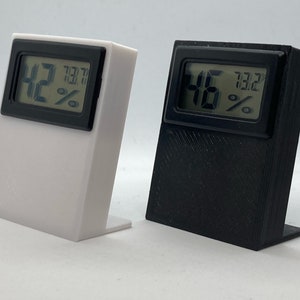 LCD Digital Clock Hygrothermograph Indoor Thermometer Hygrometer