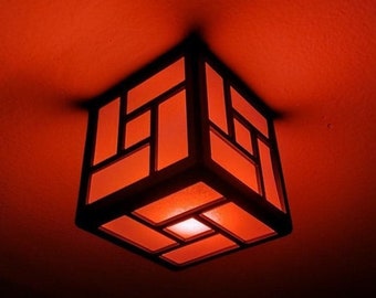 Japanese-inspired Lantern for Ceiling Fixtures - Easy Assembly, LED Bulb Compatible for Safe Ambiance