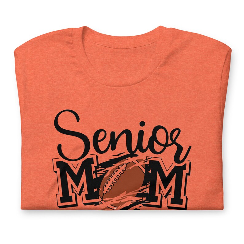 Senior Football Mom Shirt Sr Mom Football Tshirt Game Day Etsy