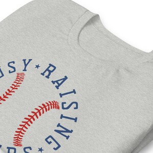 Let's Play Ball Y'all Baseball Mom T-Shirt - Gray Cotton Blend Tee For Sports Parents & Team Fans - View #14