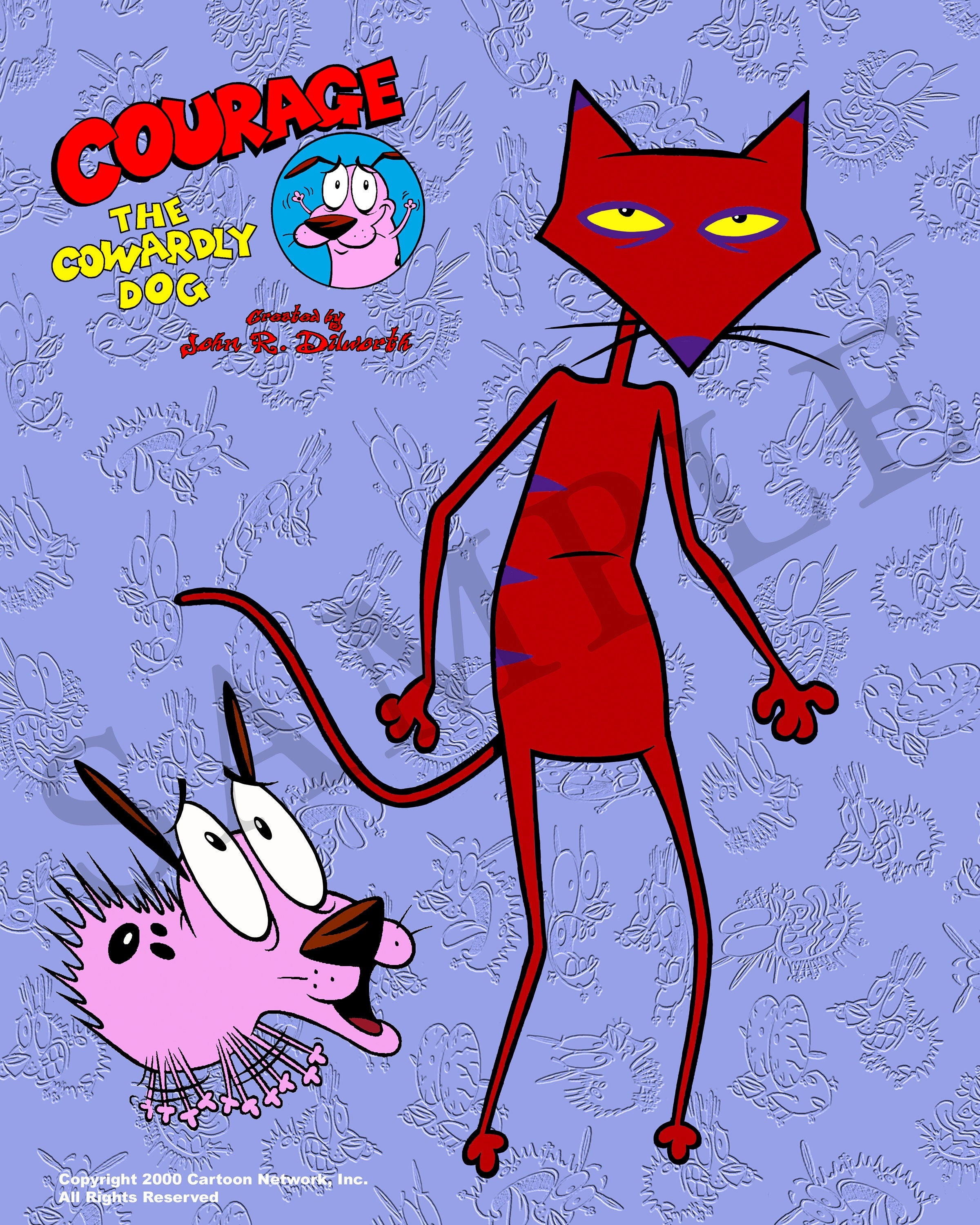 Courage the cowardly dog fox