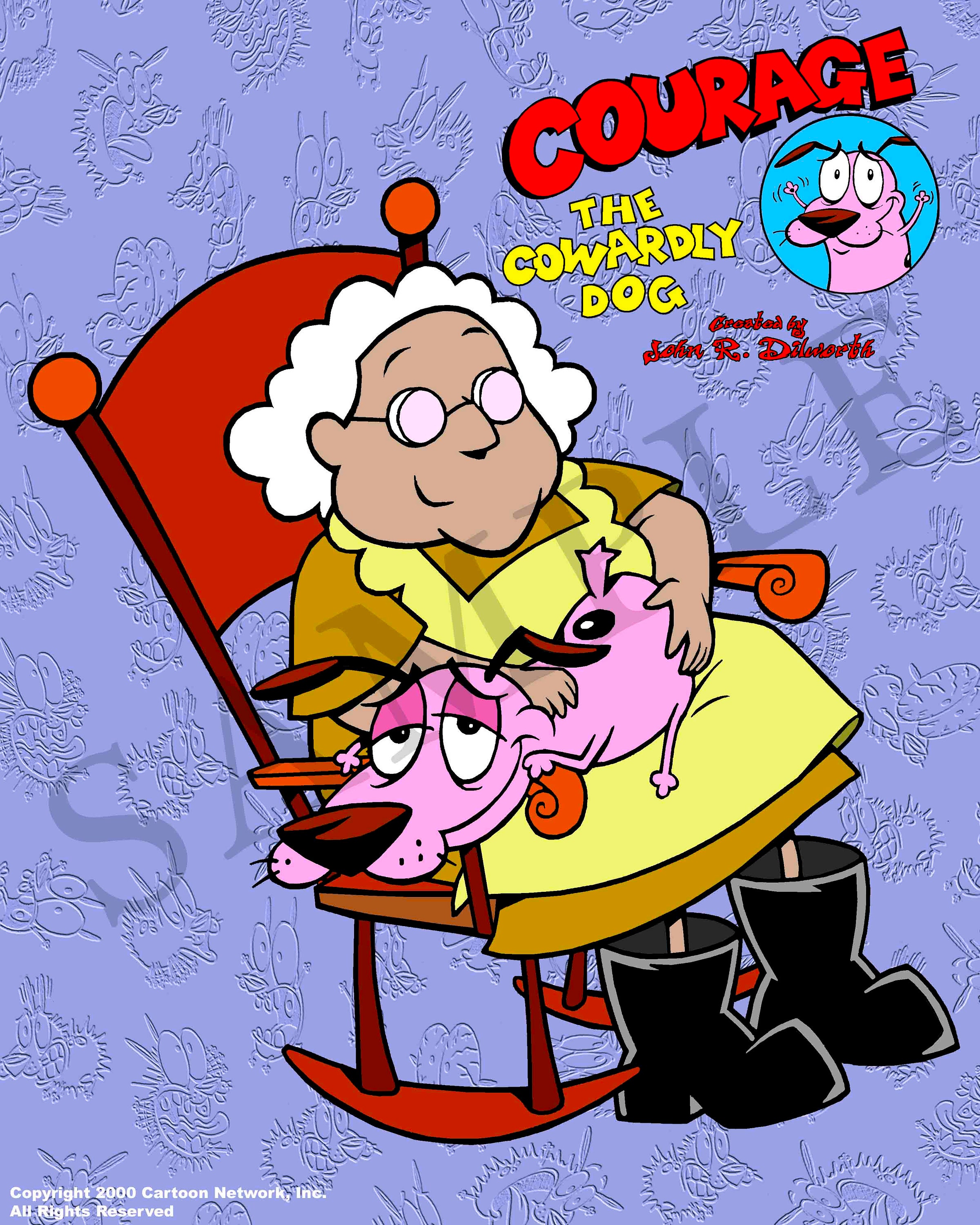 C3. Courage the Cowardly Dog High Quality Prints Autographed - Etsy UK C3. Courage the Cowardly Dog High Quality Prints Autographed - Etsy UK