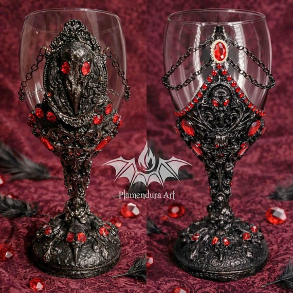 Acheter Tasse à boire gothique en résine inoxydable, crâne de Dragon, gobelet à vin en métal