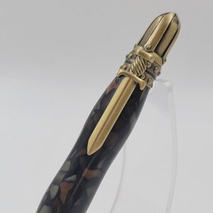 Crushed Armor - Antique Brass Knights Armor with Acrylic