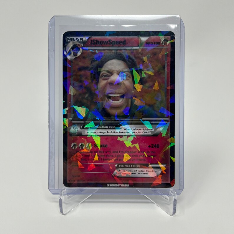Ishowspeed Pok mon Card Etsy Denmark