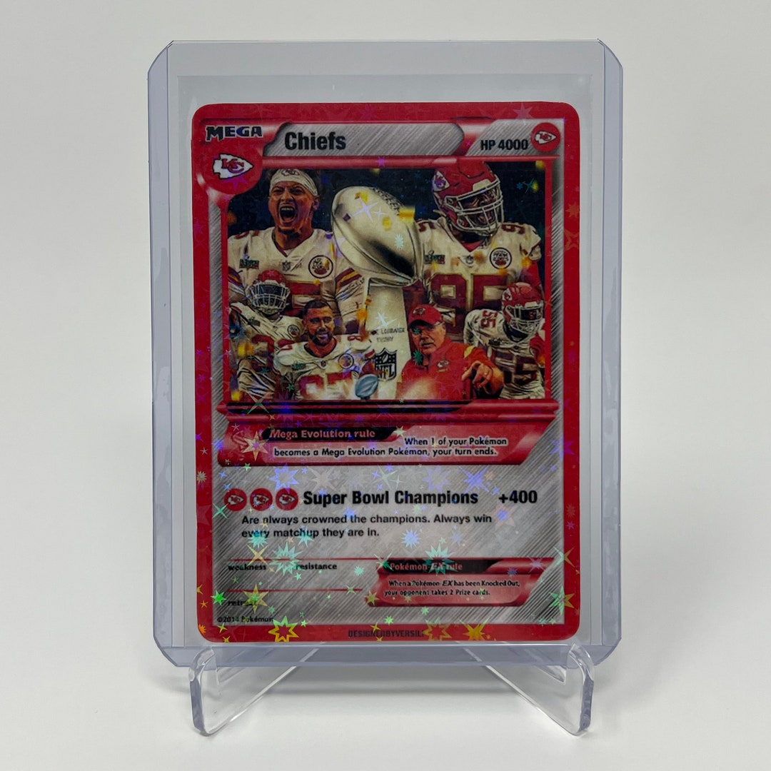 Kansas City Chiefs Pokémon Card Etsy