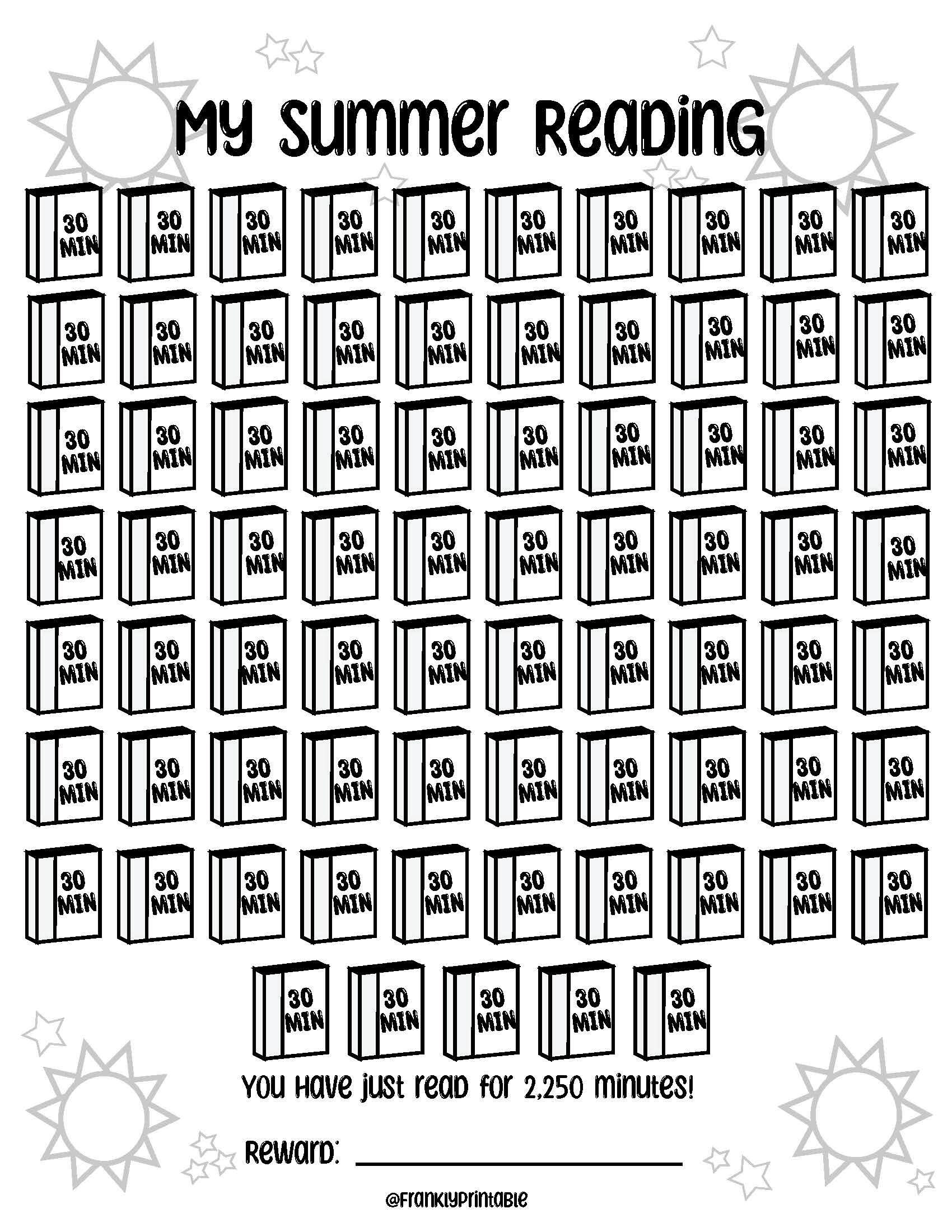 Summer Reading Tracker Bundle — Printable Reading Log Set for Kids - Etsy