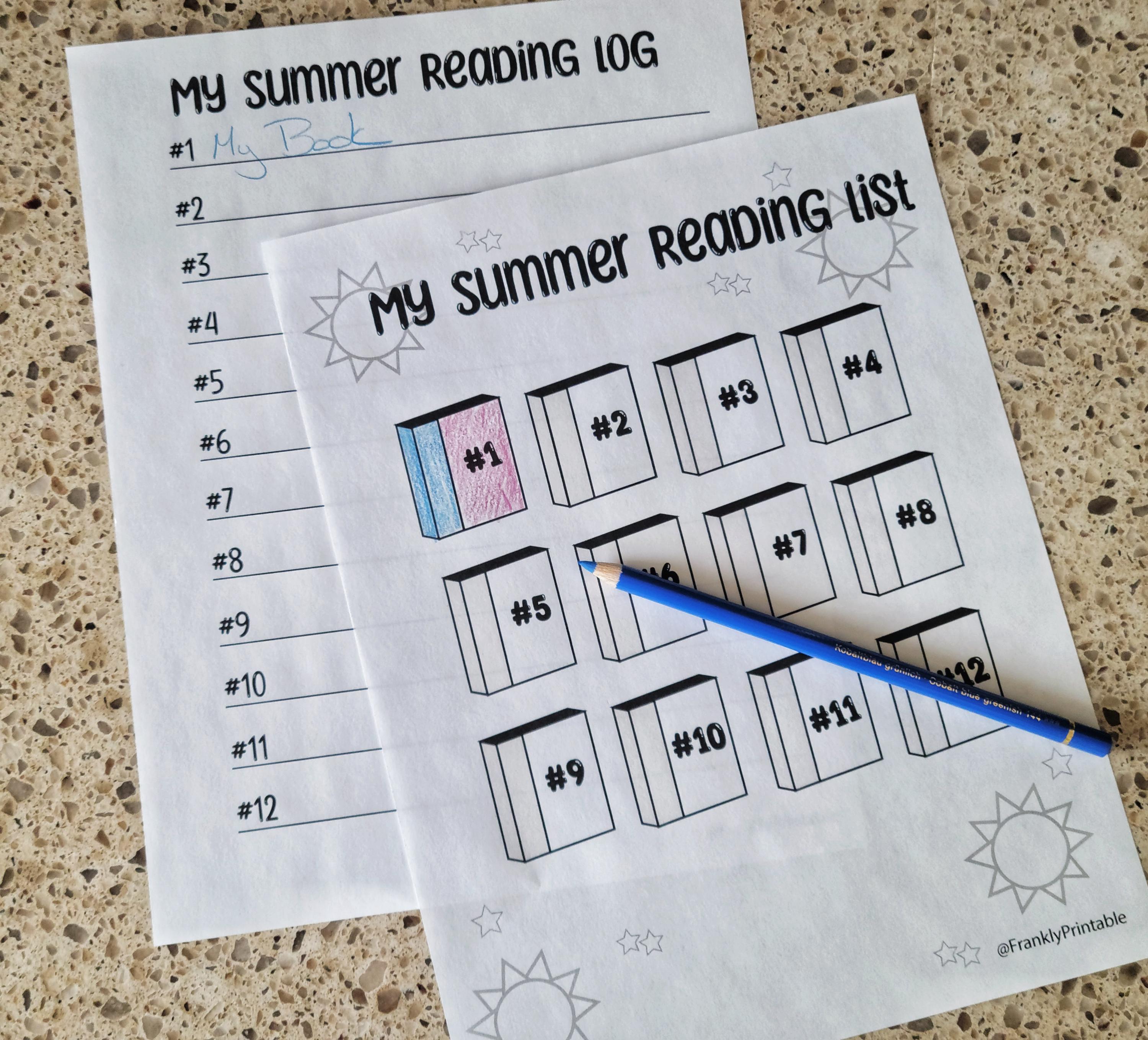 Summer Reading Tracker Bundle — Printable Reading Log Set for Kids - Etsy