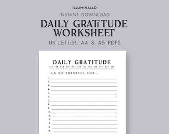 Gratitude Journal Printable, Printable Manifestation Journal, Printable Manifestation PDF, Manifesting Printable, Law of Assumption